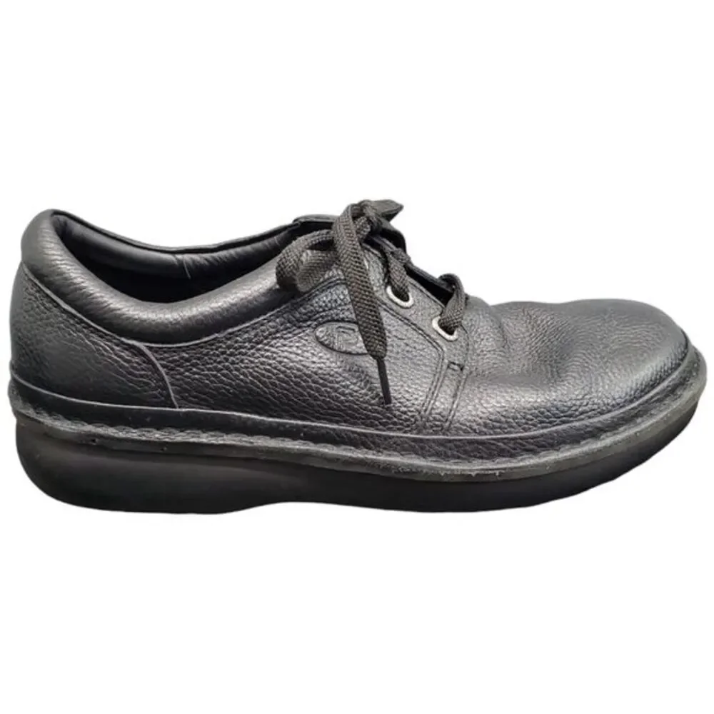 Propét Villager‎ Orthopedic Shoes Mens Size 12 D Black Leather Lace Up M4070